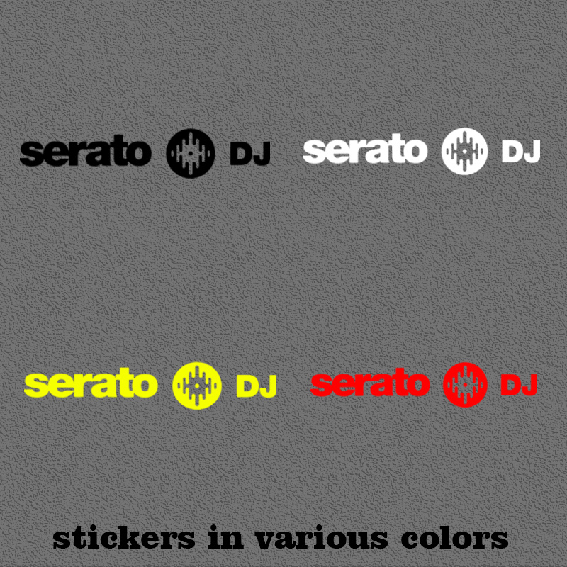 Audio Music Dj - 1 adesivo in vinile impermeabile con