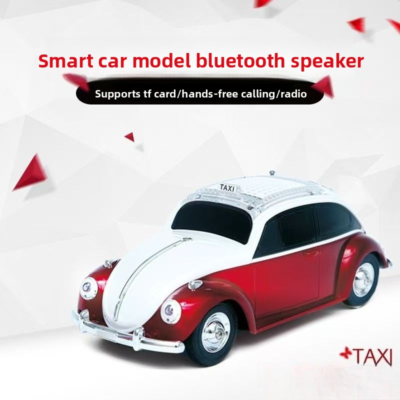 Audio Music Spotify - Altoparlante Bluetooth a Forma di Maggiolino,