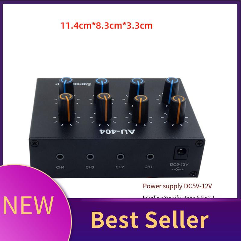 Audio Without Music - M07K-AU-404 Suono stereo Mixer con quattro