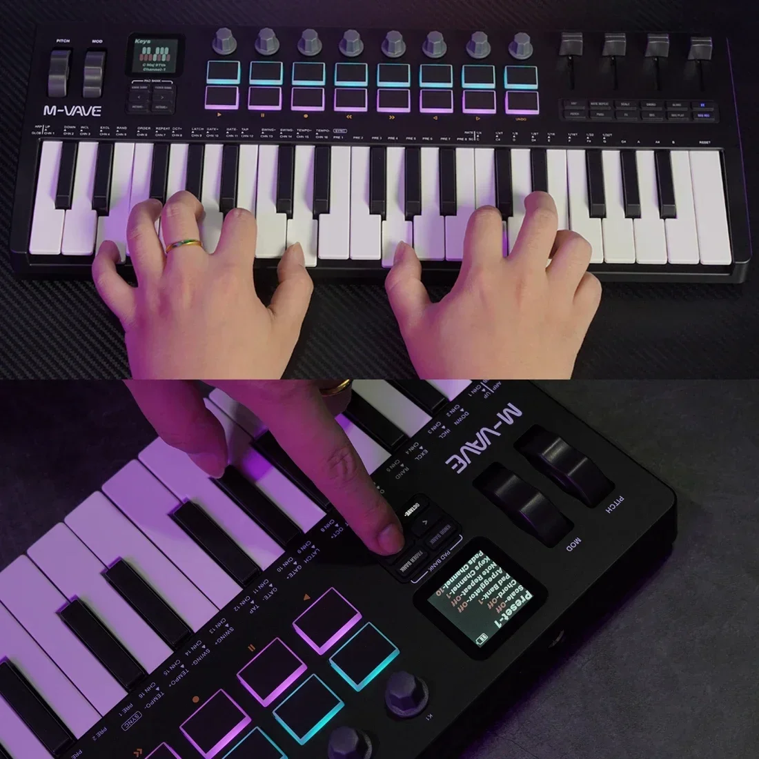 Tastiera M-VAVE SMK-37 Pro, co - Midi Controller Pad recensione e prezzo