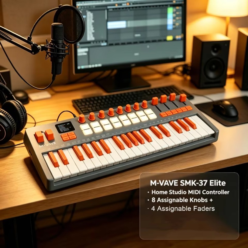 M-VAVE SMK-37 Elite: tastiera  - Midi Controller Pad recensione e prezzo
