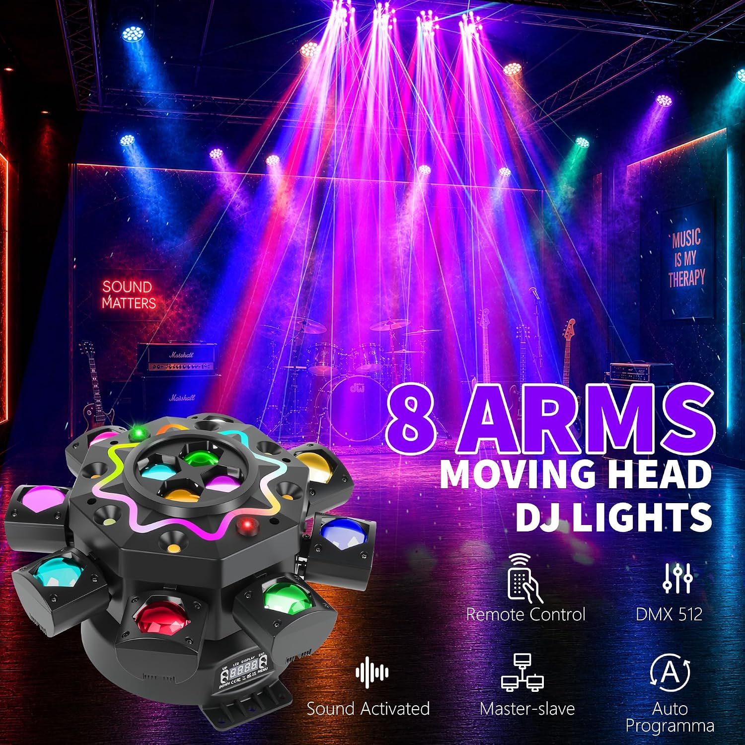 Luci da discoteca da 200W, 8 b - Audio Music Dj recensione e prezzo